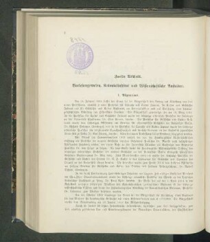 Zweiter Abschnitt.