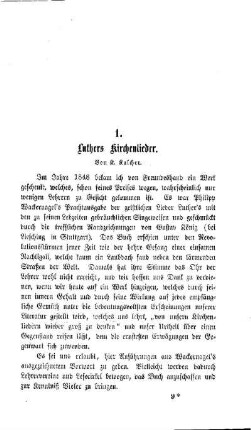 Luthers Kirchenlieder