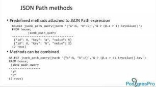 Viva, the NoSQL Postgres !: Jsonpath - a query language for json