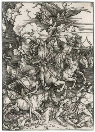 Die Apokalypse, Blatt 3: Die apokalyptischen Reiter