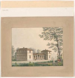 Officengebäude im Park von Schloss Rosenstein