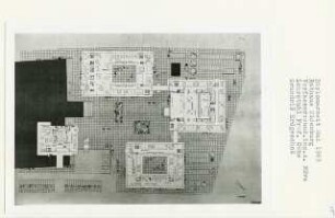 Rathaus Oldenburg (Diplomarbeit bei Karl Wilhelm Ochs): Grundriss Erdgeschoss 1:200