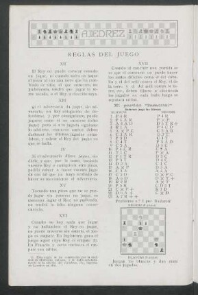 Reglas del juego [Continuación]