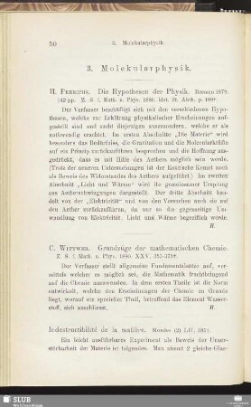 3. Molekularphysik