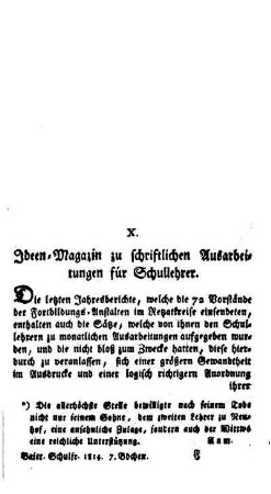 Ideen-Magazin zu schriftlichen Ausarbeitungen für Schullehrer