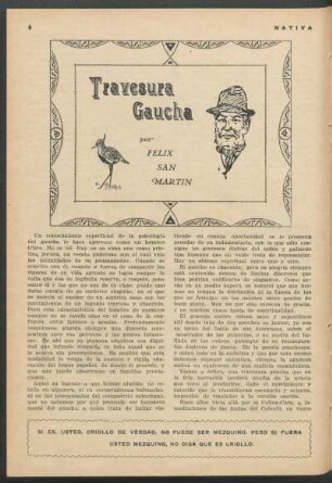 Travesura gaucha