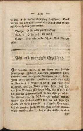 Acht und zwanzigste Erzählung