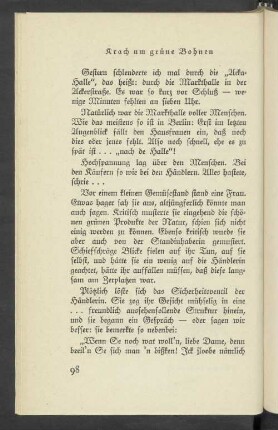 Krach um grüne Bohnen