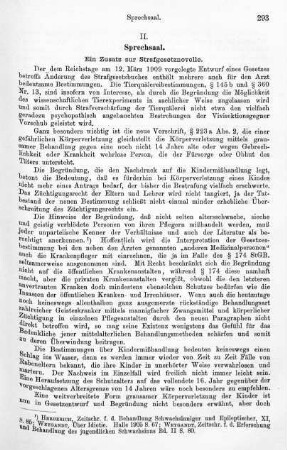 293-310, II. Sprechsaal