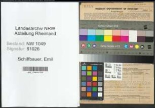 Entnazifizierung Emil Schiffbauer , geb. 21.01.1885 (Zimmerer)