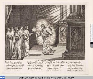 Christus erscheint den fünf klugen Jungfrauen