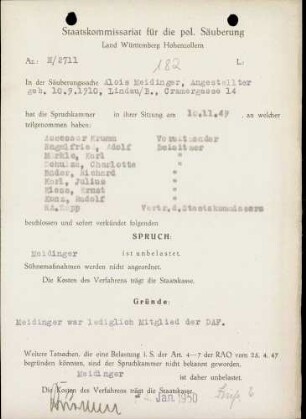 Meidinger, Alois