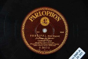 Parsifal : "Amfortas, die Wunde" / (Rich. Wagner)