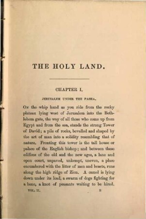 The holy land, 2
