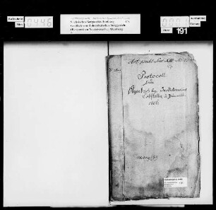 Protokoll zum Gegenbuch des Bartholomäus-Erbstollns in Zinnwald
