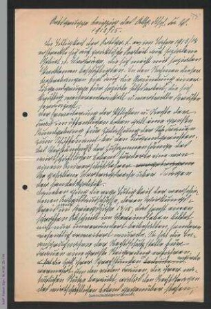 Bericht der Ortsgruppe Leipzig 1913-1915 - unvollständig