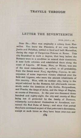 Letter the seventeenth