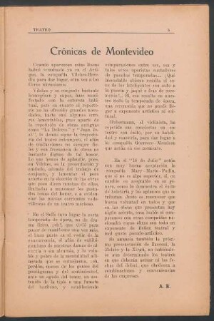 Crónicas de Montevideo
