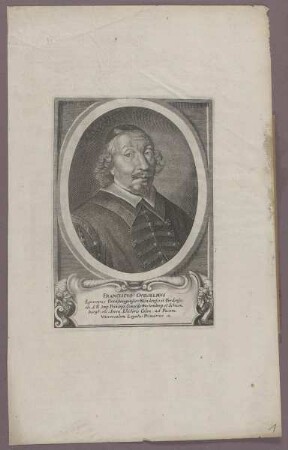 Bildnis des Franciscvs Gvilielmvs, Bischof von Osnabrück