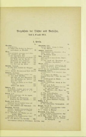 Verzeichnis der Dichter und Verfasser
