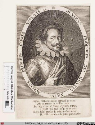 Bildnis Friedrich Heinrich, Prinz von Oranien, Graf von Nassau-Dillenburg