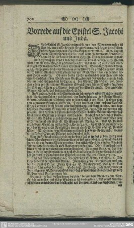 Vorrede auf die Epistel S. Jacobi und Judä