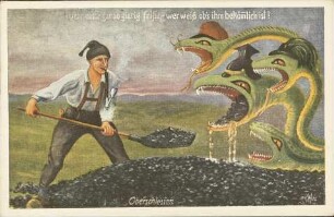 Oberschlesien - Wenn einer gar so gierig frißt,- [...]