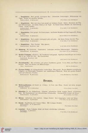 Bronze (Nr. 240-247)