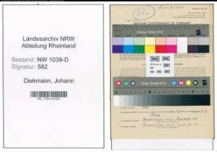 Entnazifizierung Johann Diekmann , geb. 20.12.1874 (Kaufmann)