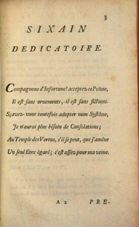 Consolations Dans L'Infortune : Poème En Sept Chants