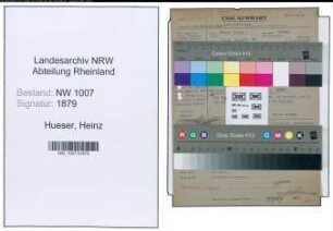 Entnazifizierung Heinz Hueser , geb. 06.10.1902 (Fahrbereitschaftsleiter)