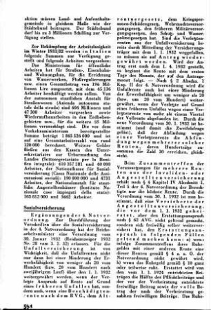 Ergänzung der 4. Notverordnung [Sozialversicherung]