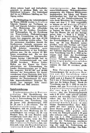 Ergänzung der 4. Notverordnung [Sozialversicherung]