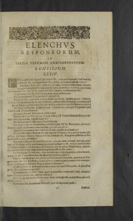 Elenchus Responsorum