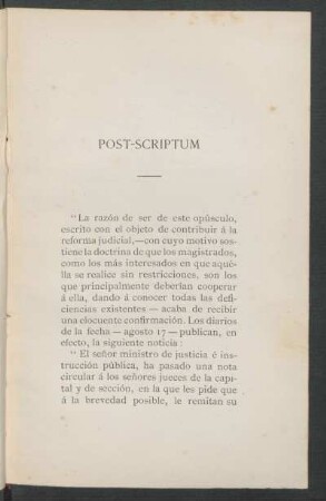 Post-scríptum