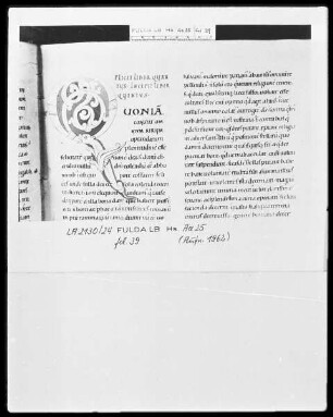 Augustinus, De civitate Dei — Initiale Q (uonia), Folio 39 verso