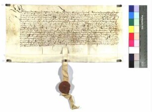 Johann, Bischof von Augsburg, belehnt den Burggraf Ulrich von Burgau mit allen Lehenschaften und allen anderen Zugehörden zu Burtenbach gelegen.