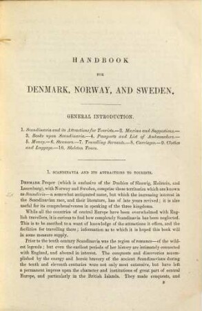 Hand-book for Northern Europe, 1