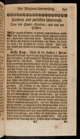 641-645, 112. Von den Haupt-Suenden und von der ...