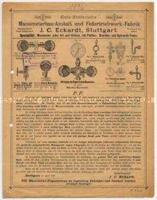 Manometer und Armaturen