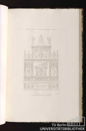 Pl. 2. Tombeau De H. Basso Dans Le Choeur De L'Eglise De St.e Marie Du Peuple A Rome.