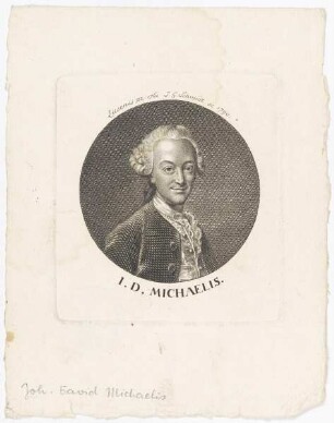 Bildnis des I. D. Michaelis