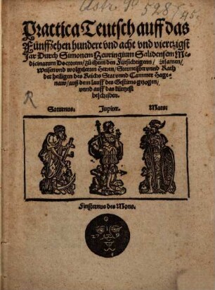 Practica Teutsch auff das 1548 Jar