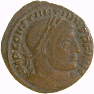 Münze, Follis, 316 - 317