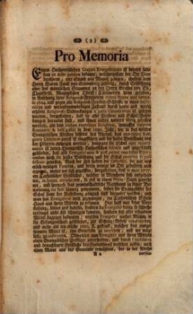 An Ein Hochpreißliches Corpus Evangelicorum unterthänigstes Memoriale der Evangelischen Gemeinde zu Vendersheim, de dato 5. Dec. 1767. dasige Religions-Gravamina betreffend : Dictatum Regenspurg den 13. Januarii 1768. per Chur-Sachsen