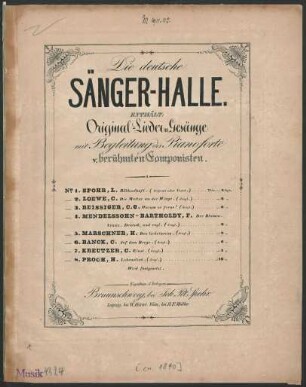 No. 5: Das Geheimniss : [für Sopran oder Tenor]