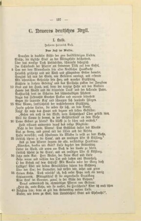 C. Neueres deutsches Idyll