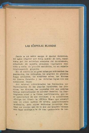 Las sérpulas blancas
