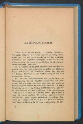 Las sérpulas blancas