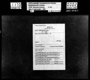 Tabellarische Verzeichnisse der bewilligten außerordentlichen Ausgaben aus verschiedenen Kassen
